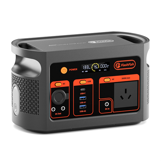 FlashFish E103 300W portable power station AU version 179.2Wh LiFePO4