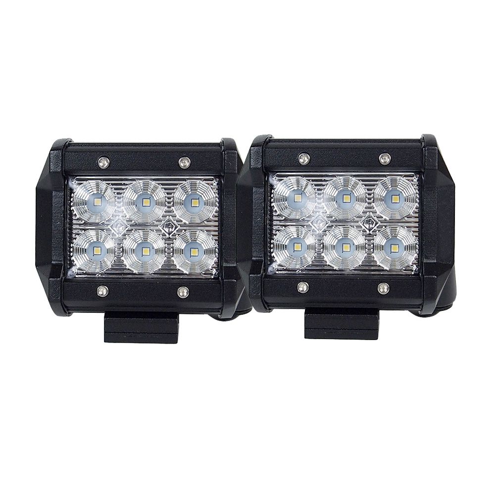 Pair 4-Inch CREE LED Flood Work Lights | 4WD & Reverse – product image