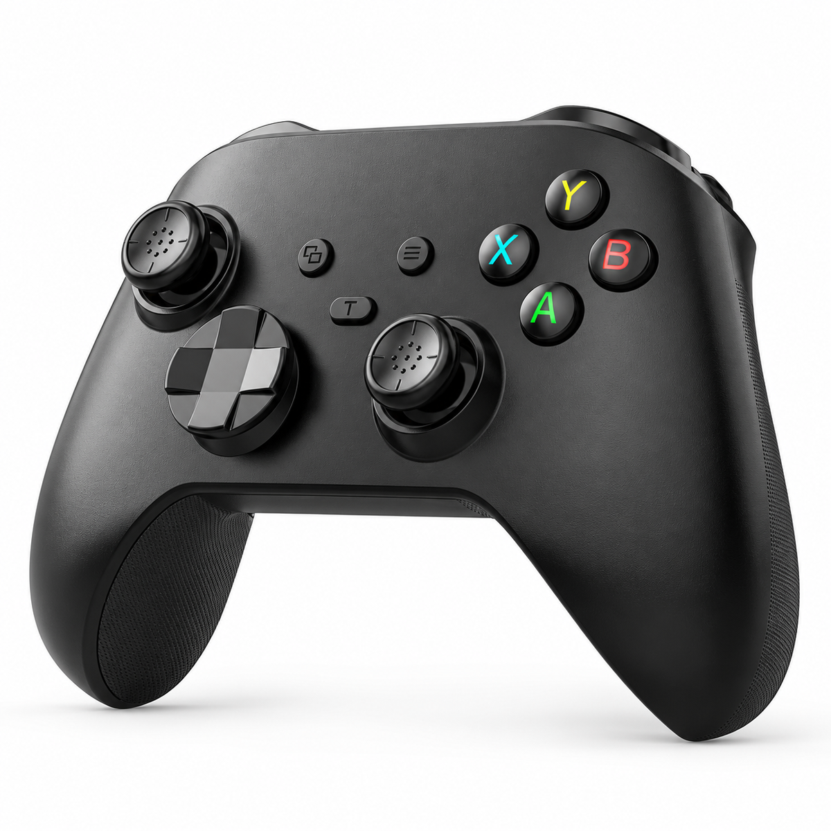 Black G6 wireless game controller with Hall joysticks