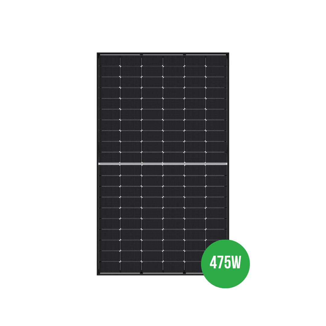 Jinko 475W Tiger Neo N-Type dual-glass black solar panel