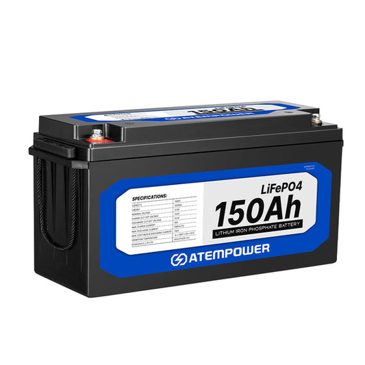 Atem Power 12V 150Ah Lithium Battery LiFePO4 Phosphate Deep Cycle Battery