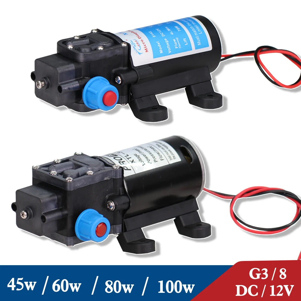 12V self priming diaphragm water pump