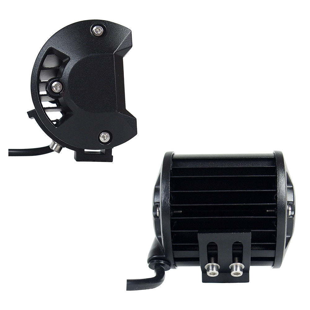 Pair 4-Inch CREE LED Flood Work Lights | 4WD & Reverse – product view 3