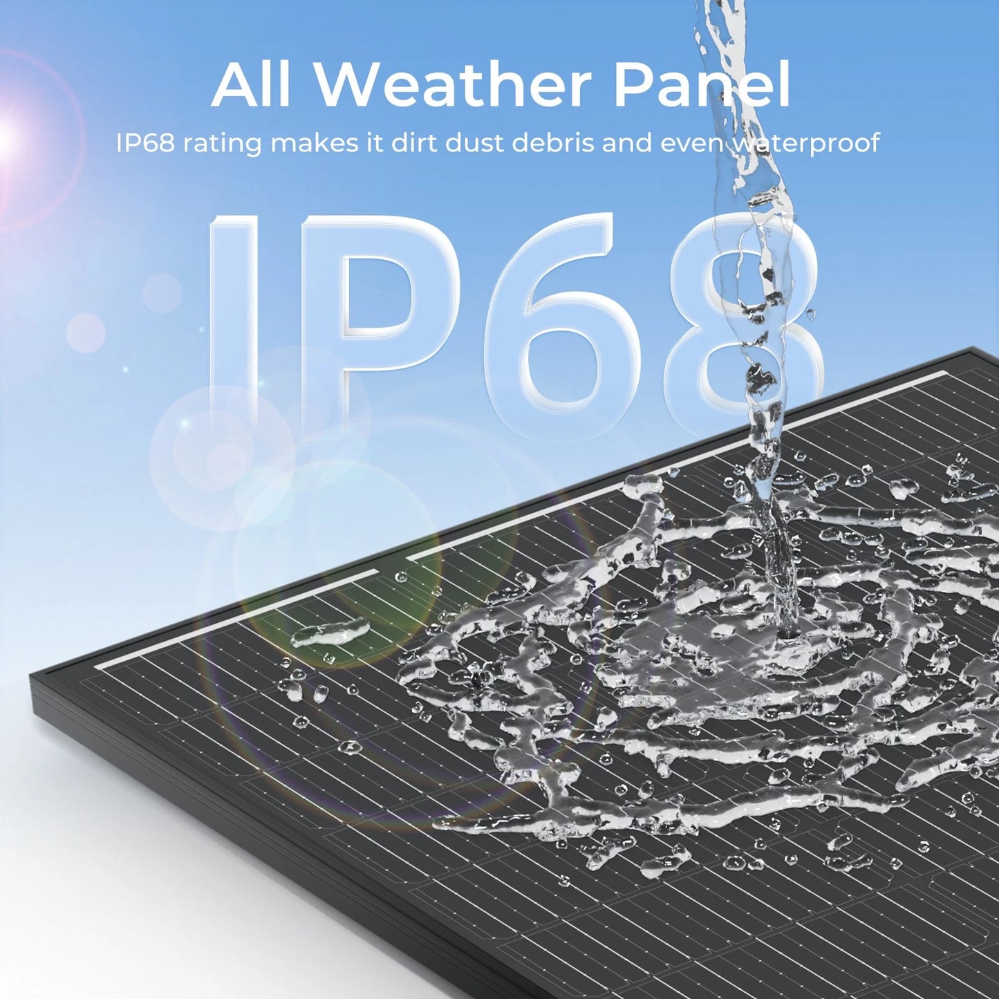 2 × 300W 12V Mono Shingled Fixed Solar Panels + 8-Pack Z-Type Mounting Brackets Bundle