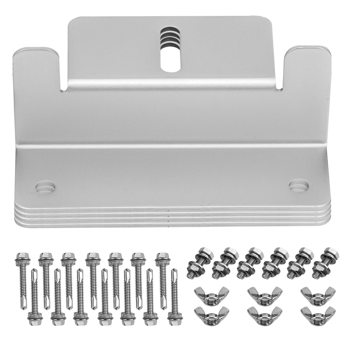 2 × 500W 12V Mono Shingled Panels + 8 × Aluminium Z-Bracket Mounts