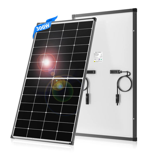 300W 12V Premium Fixed Solar Panel Mono Caravan Camping RV