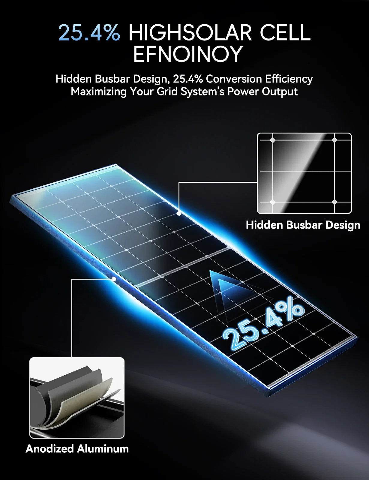 300W 12V StarPower Topcon Fixed Solar Panel Mono Caravan Camping RV
