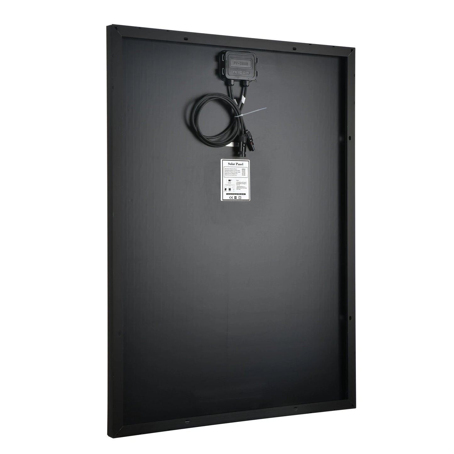 SARONIC 500W solar panel IP68 junction box and cable connections