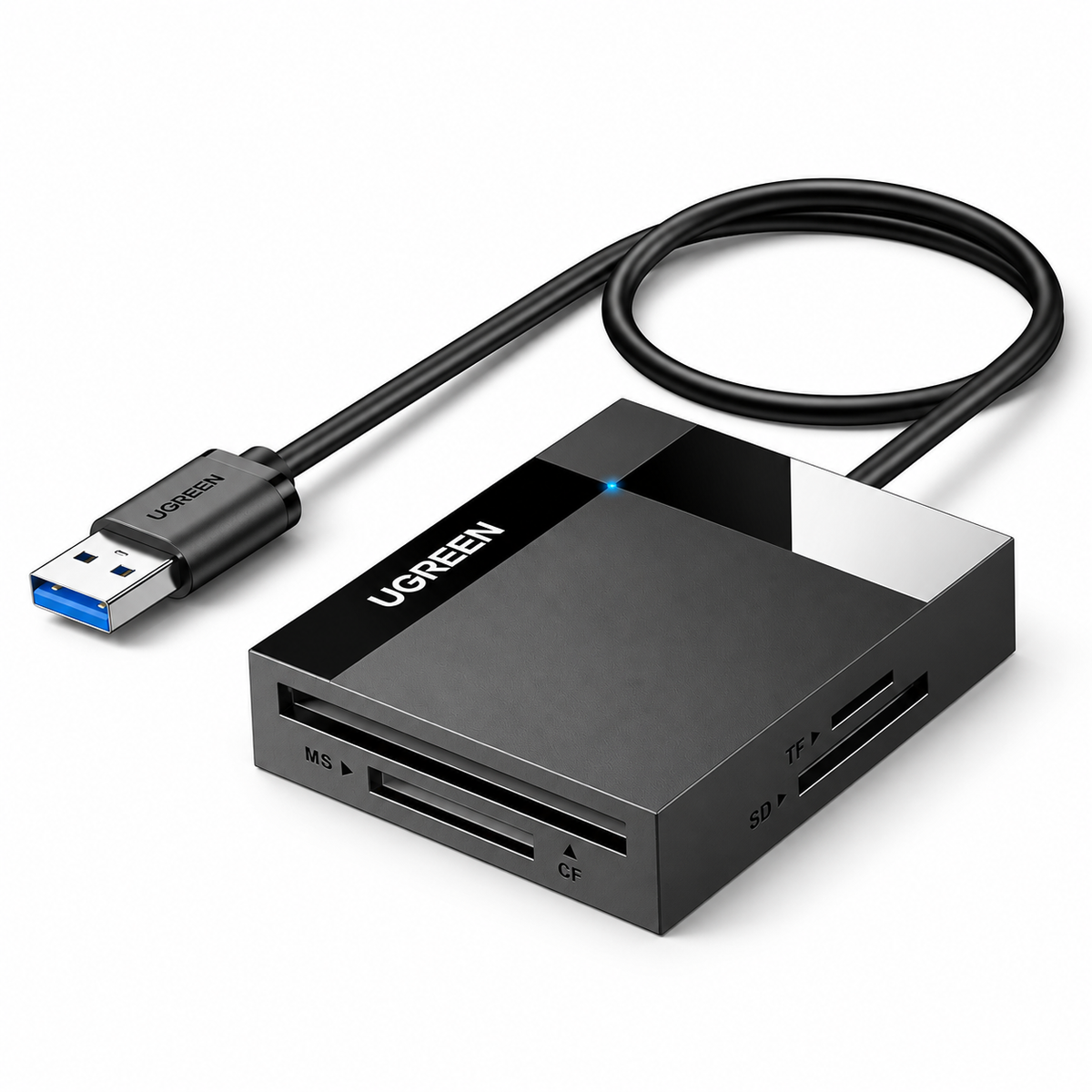 UGREEN 4-in-1 USB 3.0 card reader for SD TF CF and MS cards