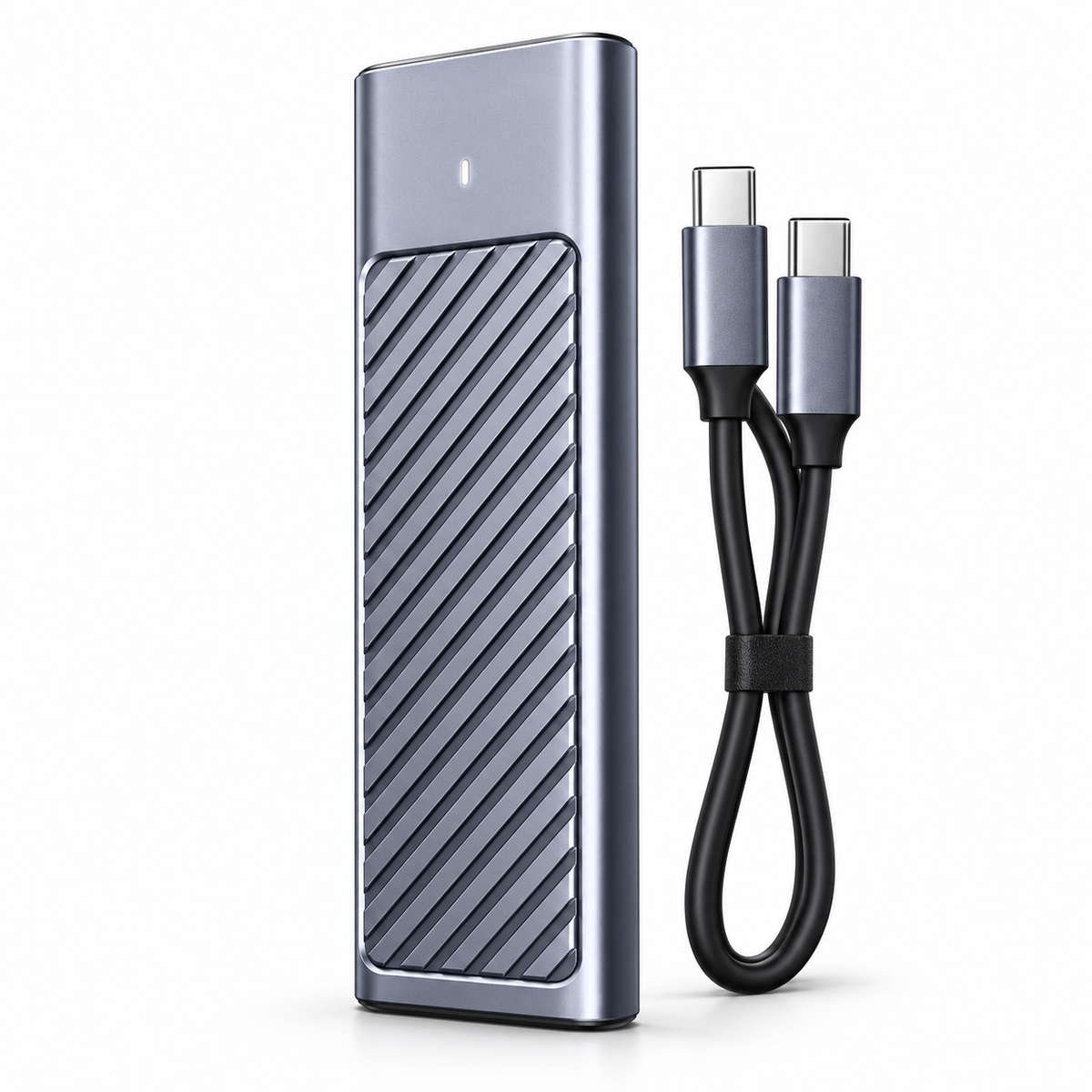 UGREEN M.2 NVMe SSD enclosure with USB-C cable