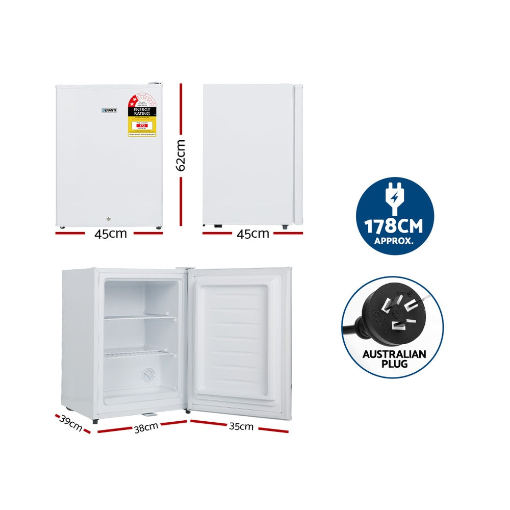 Devanti 42L Upright Freezer Fridge White - additional product photo