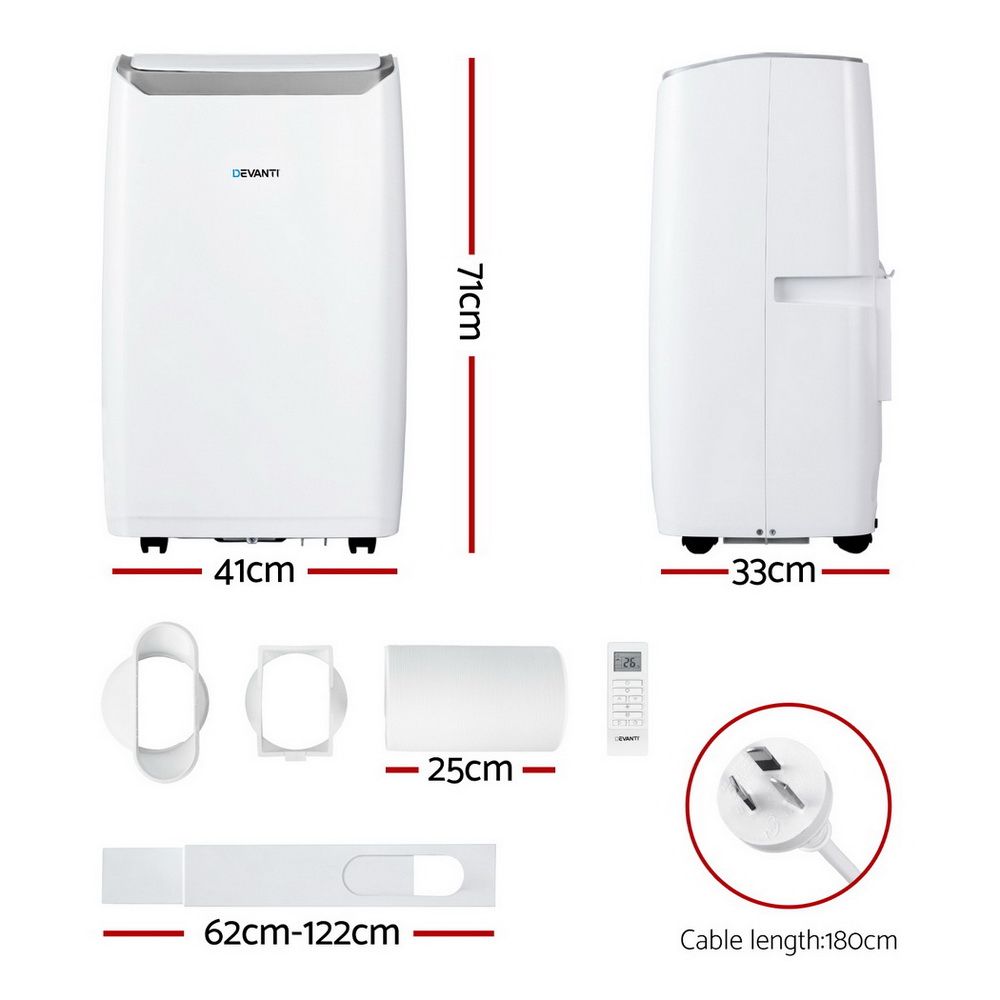 Devanti 14000 BTU portable air conditioner features