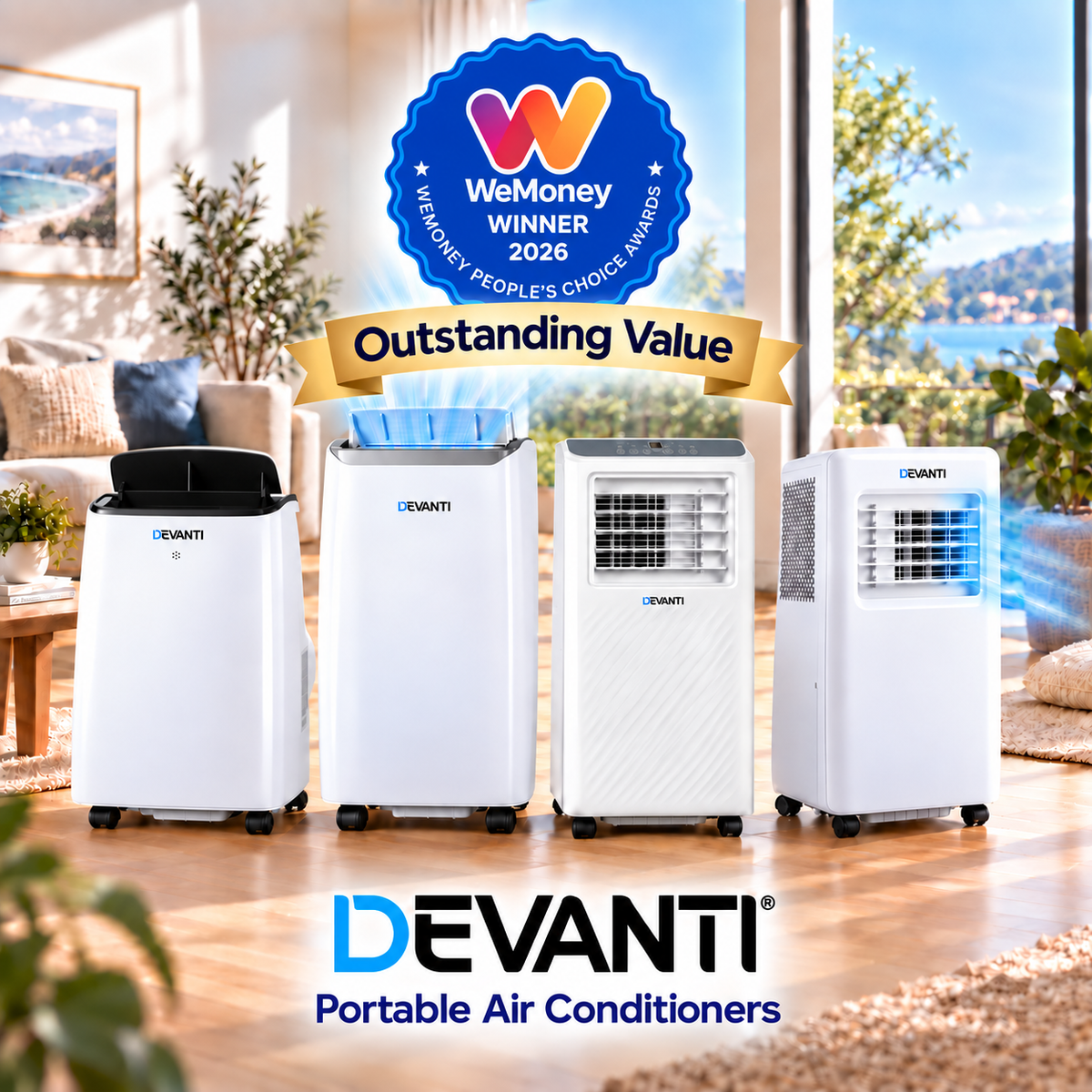 Devanti 5000 BTU portable air conditioner specifications