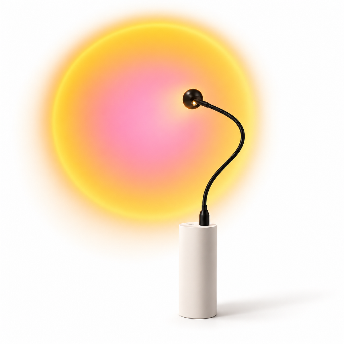 USB sunset projector lamp with warm rainbow projection