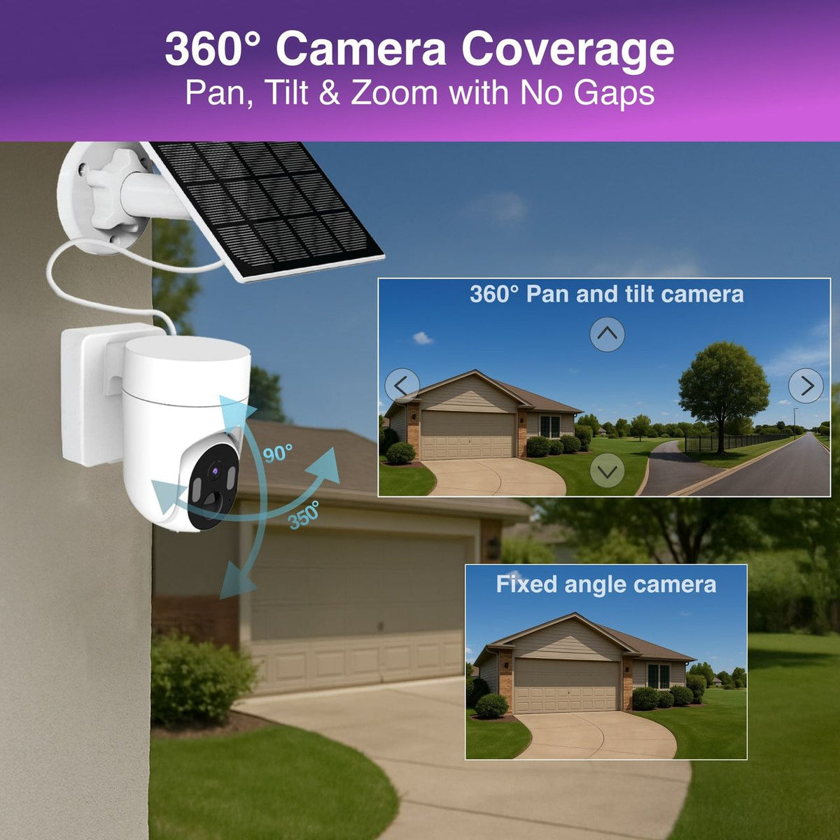 Connect Outdoor 2K Camera with Solar Panel - additional product photo