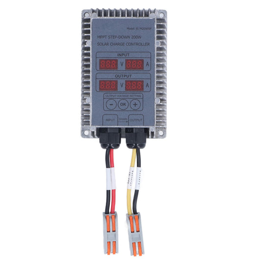 200W Buck MPPT Solar Charge Controller 10–30V Adjustable IP66