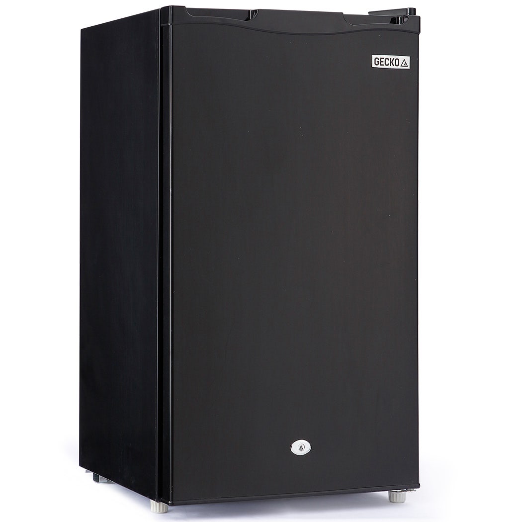 GECKO 95L Portable Upright Fridge and Freezer, 12V/24V for Camping, Caravans, Black - product photo