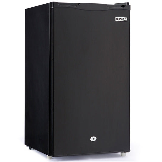 GECKO 95L Portable Upright Fridge and Freezer, 12V/24V for Camping, Caravans, Black - product photo