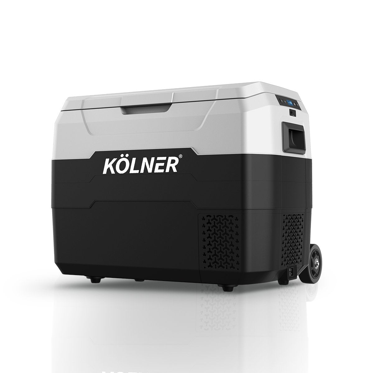 Kolner 40L Portable Fridge Freezer 12V 24V 240V Compressor Cooler Car Camping Refrigerator with Trolley Wheels - product photo